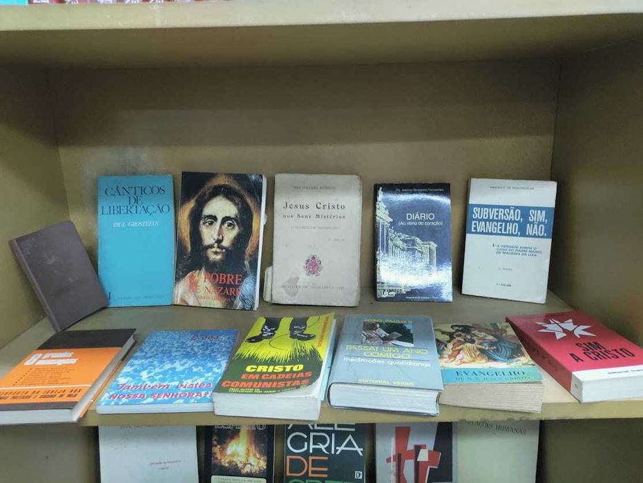 Conjunto de 80 livros temáticos de Religião, Moral e Vida Espiritual