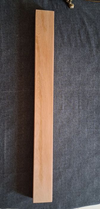DĘBOWY próg do drzwi dł. 86 cm szer. 8,5 cm wys. 3,8 cm