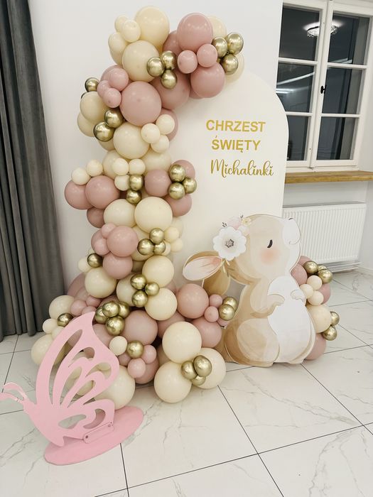 Dekoracja ścianka balony