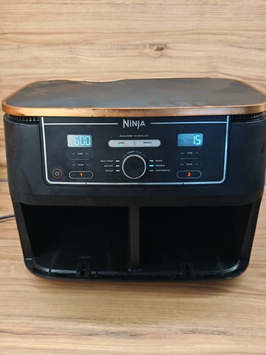 Frytkownica Dwukomorowa Ninja Air Fryer 9,5L Beztłuszczowa AF400EU
