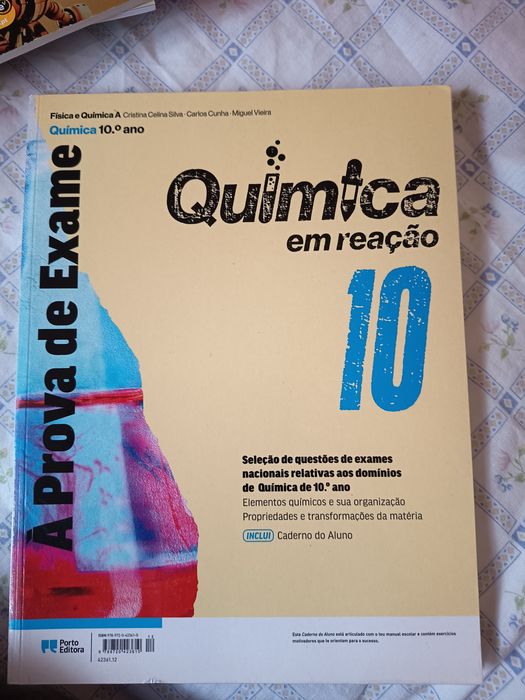 Caderno do Aluno/À Prova de Exame - Química em reação - Química  - 10.º ano