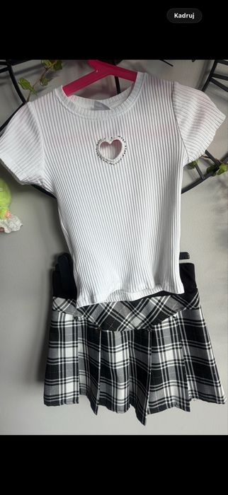 Biala bluzeczka bluzka Zara 122/134