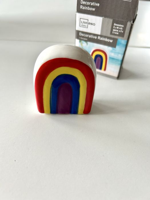 NOWA Ozdoba ceramiczna tęcza 6 cm
