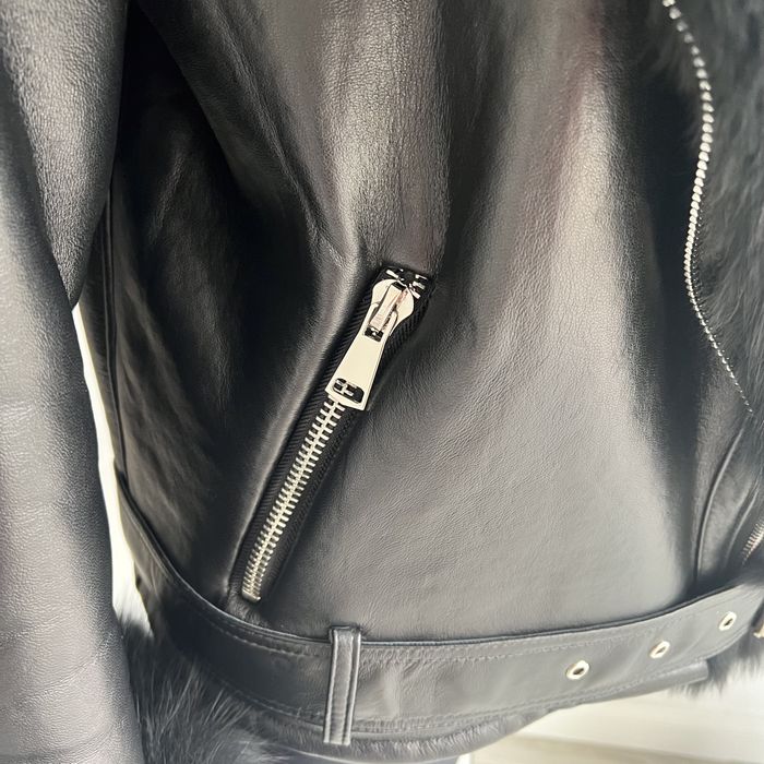 Ramoneska skóra plus duży lis naturalny