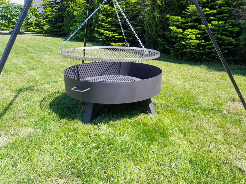 Palenisko ogrodowe okrągłe 70 cm , stalowe, grill ogrodowy, cm stalowe