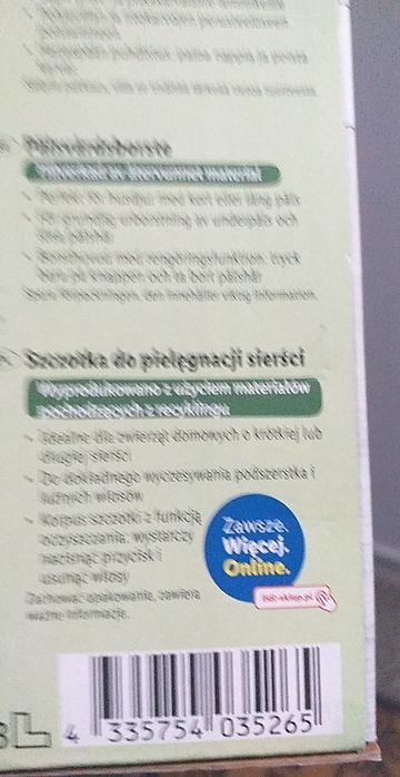 Szczotka do siersci zoofati