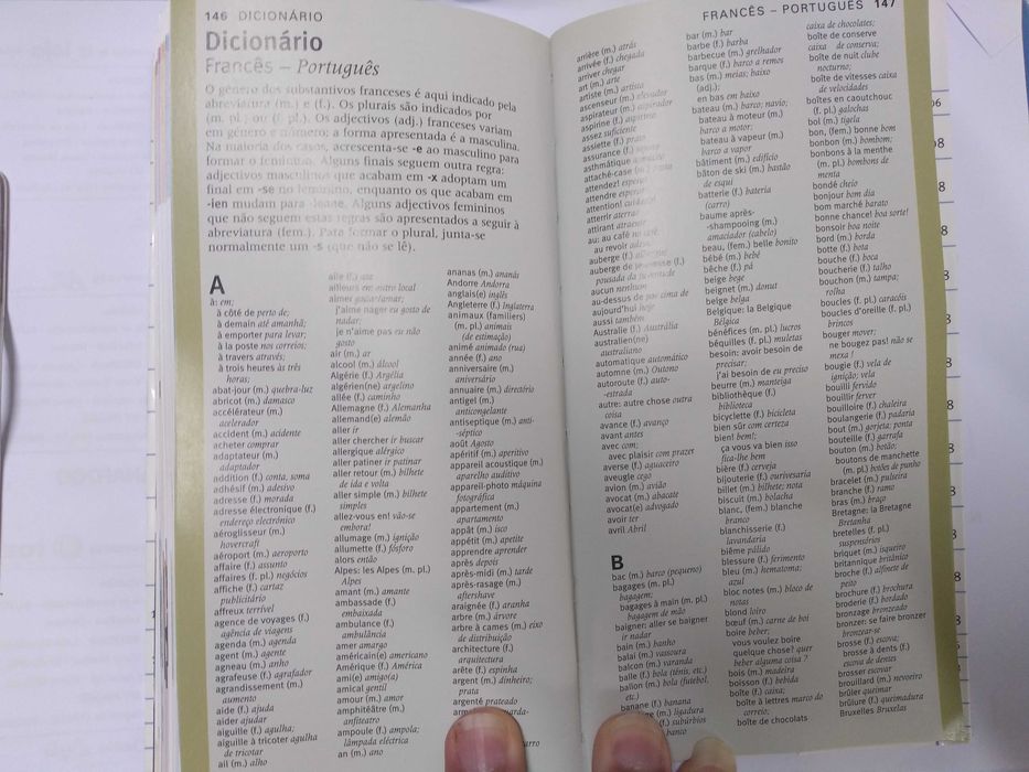 Fantástico livro de bolso e de viagem "Aprenda Francês, como NOVO!