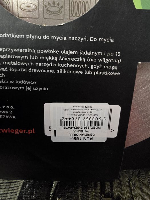 Patelnia żeliwna beztłuszczowa