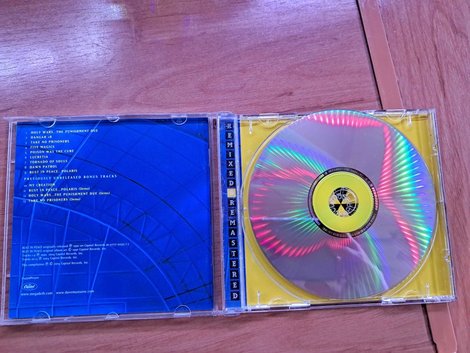 Megadeath rust in peace CD