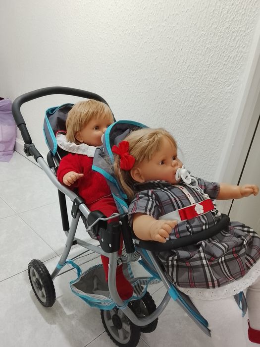 Bebê reborn e carrinho