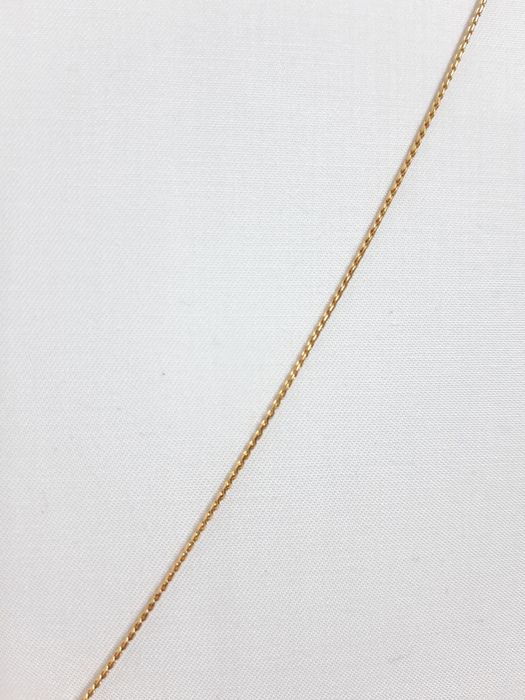 Colar com pendente cristal em aço inoxidável