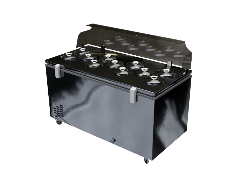 Profesjonalne Konserwatory do lodów 11+8 | Kuweciarka | Witryna | FVAT