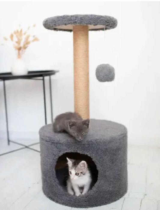 Будиночок для кота Когтеточка Якісний Джут Дряпка Кігтеточка Акція-35%