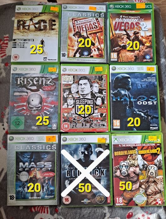 Gry xbox 360,  binary domain,borderlands
