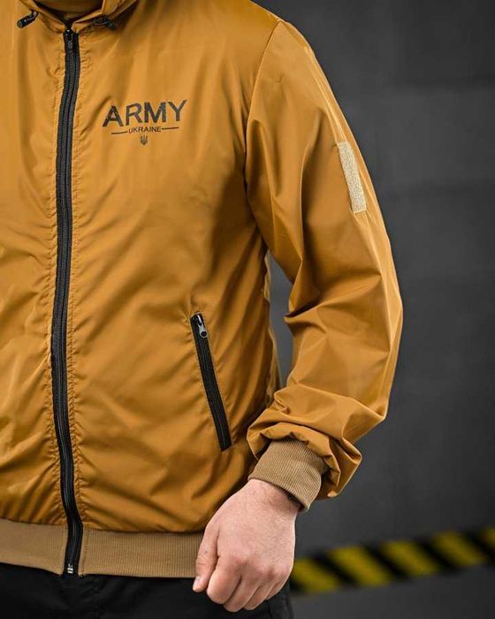 Тактична вітровка ARMY UKRAINE койот з тризубом Без передоплати