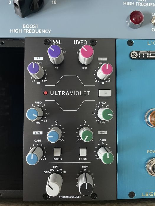 SSL 500-series UltraViolet EQ stereo equalizer api 500