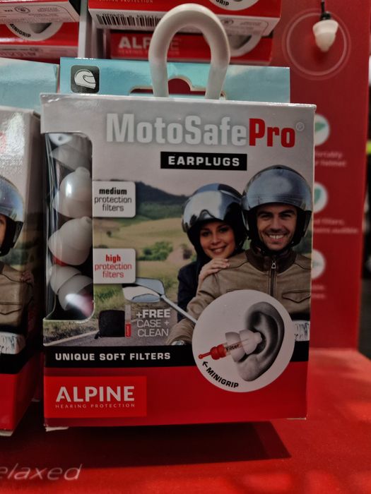 Zatyczki / stopery do uszu ALPINE MOTOSAFE RACE !!zobacz inne!!