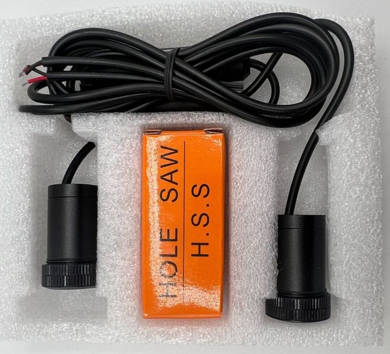 Luz carro projecao no chao