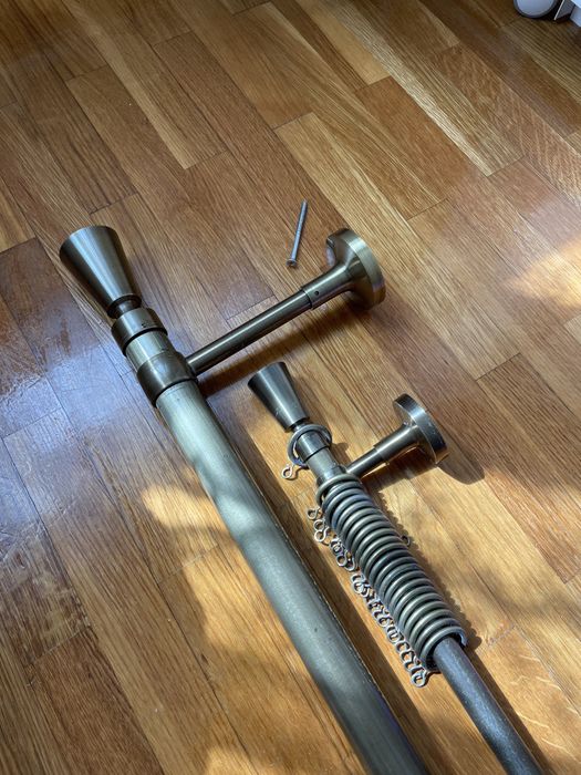 Varão Duplo Cobre/Dourado