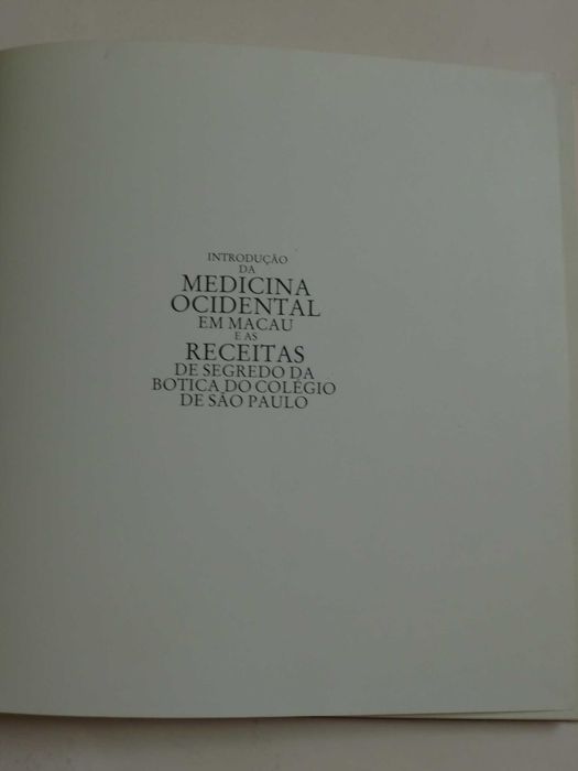 Introdução da Medicina Ocidental em Macau