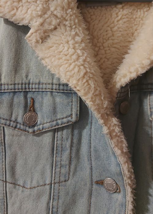 Casaco de Ganga com Pelo