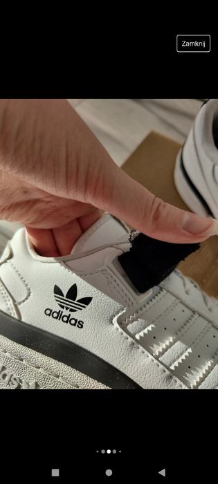 Buty adidas forum low parley czarno białe