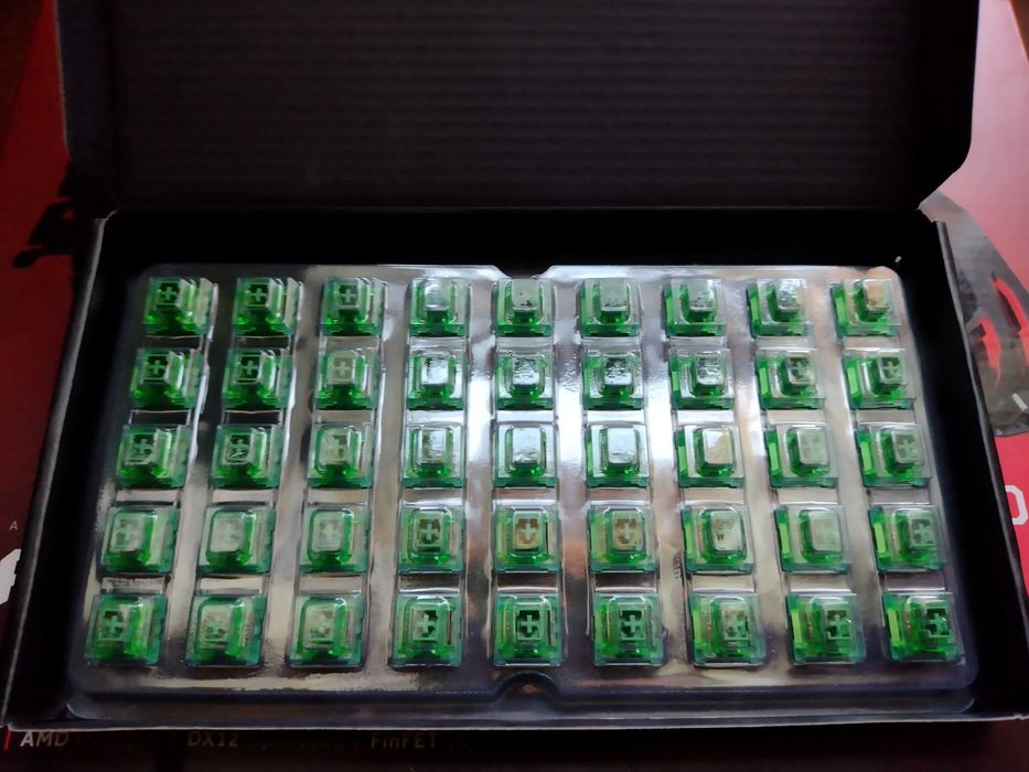 Switche Akko Cream Blue V3 Pro 45szt przełączniki do klawiatury custom