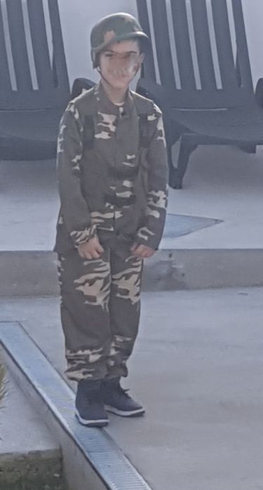 Fantasia de Carnaval militar