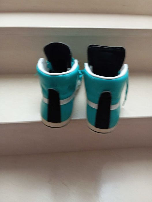 Sapatilhas verdes em pele Asics Tiger