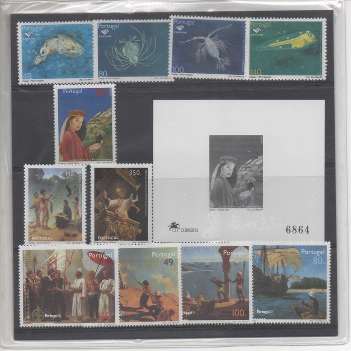 CARTEIRA ANUAL PORTUGAL 1997. Com Prova numerada.