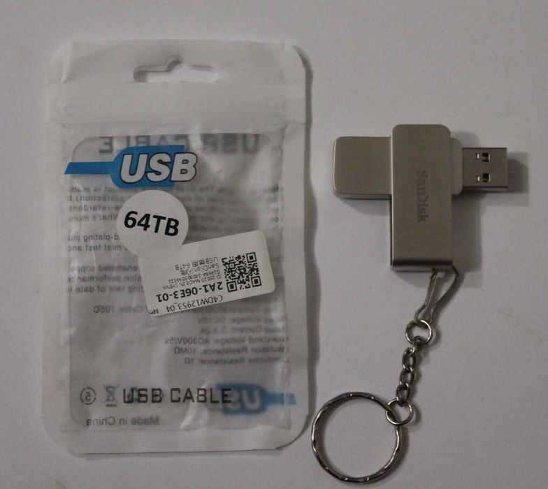 Флешка SanDian 64 тб.USB3.0