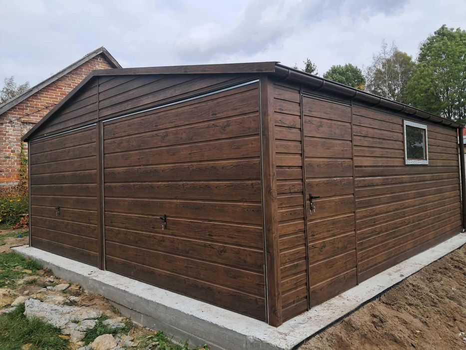 Garaż blaszany 6x5,8 schowek narzędziowy  domek PRODUCENT. Cała Polska RATY