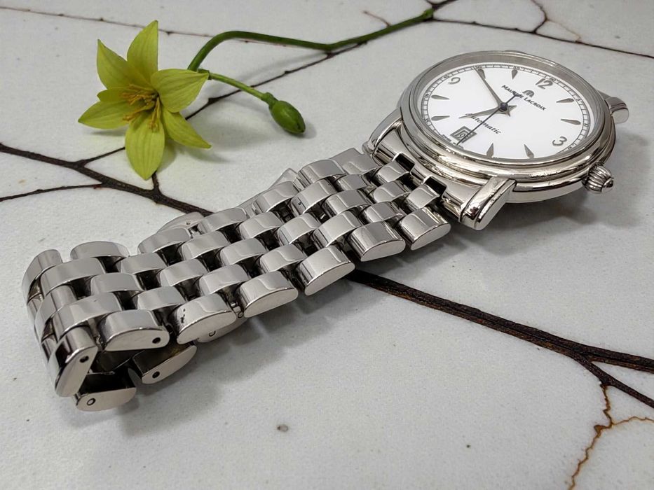 Maurice Lacroix Pontos 68775 Automatic szafirowe szkło Perf. stan!