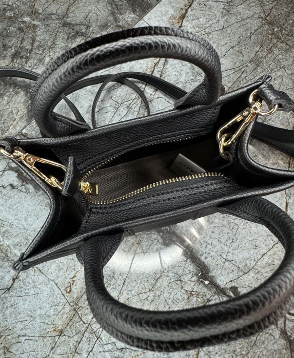 Жіноча міні сумка в чорному кольорі the tote bag, женская сумка