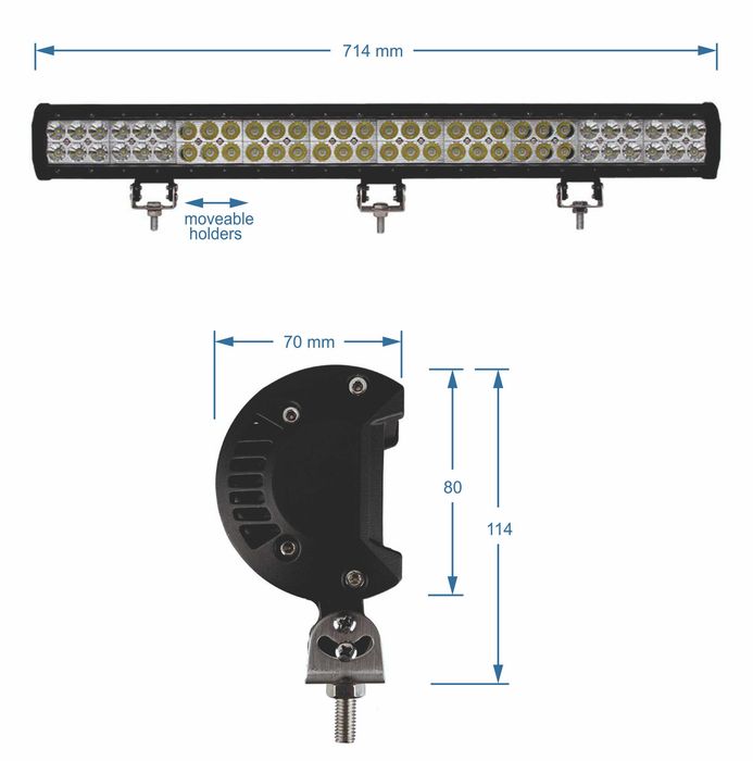Прожектор LED фара светодиодная для квадроцикла Can am Yamaha Polaris
