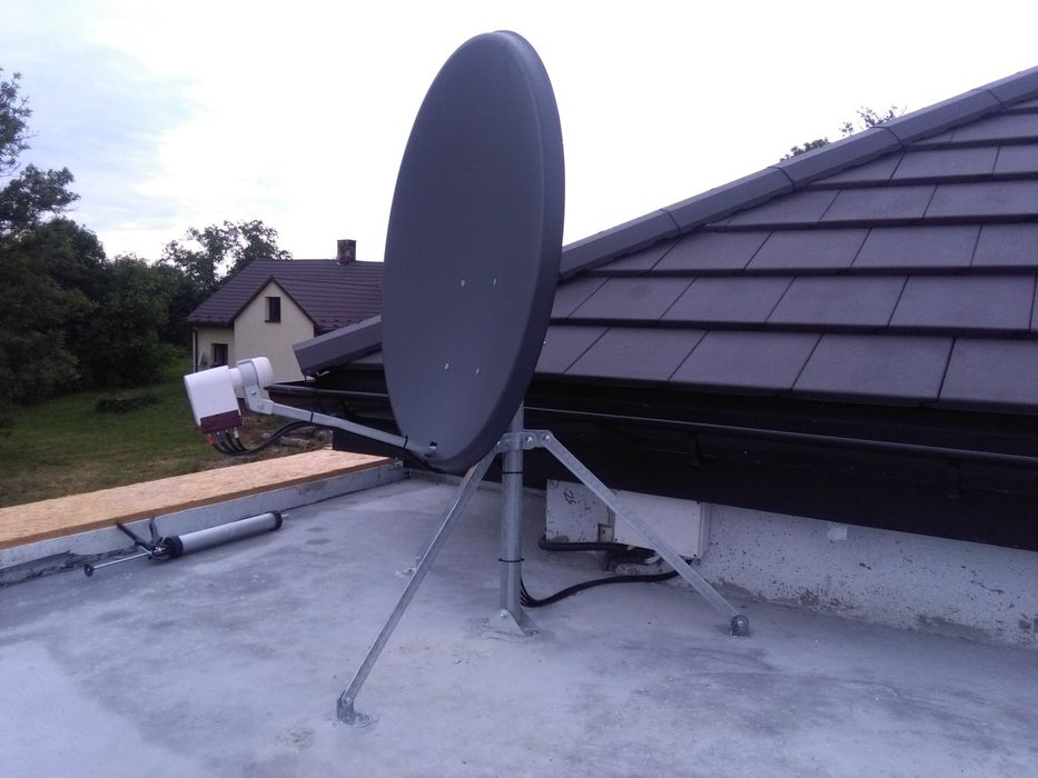 Montaż anten tv dvb-t, satelitarnych.