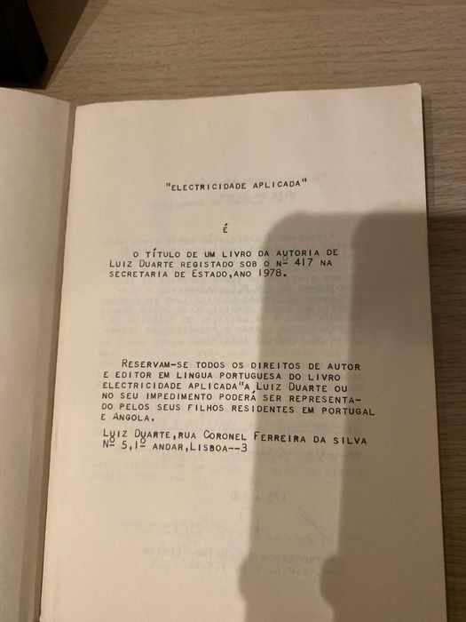 Livro Electricidade Aplicada