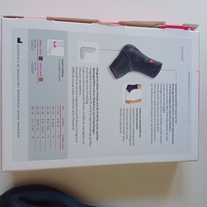 Nowy stabilizator kostki ścięgna Medi Levamed