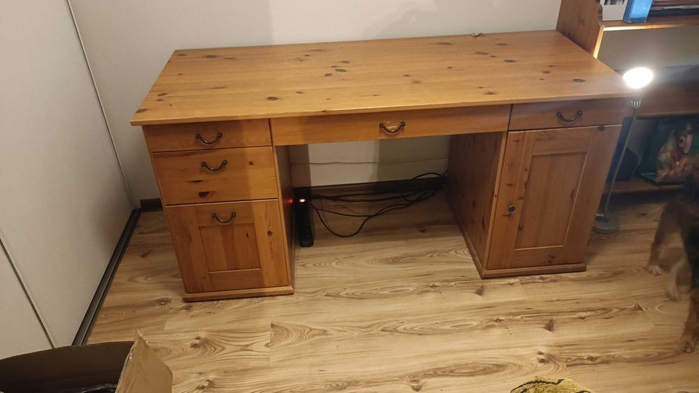 Biurko drewniane 152x65x72