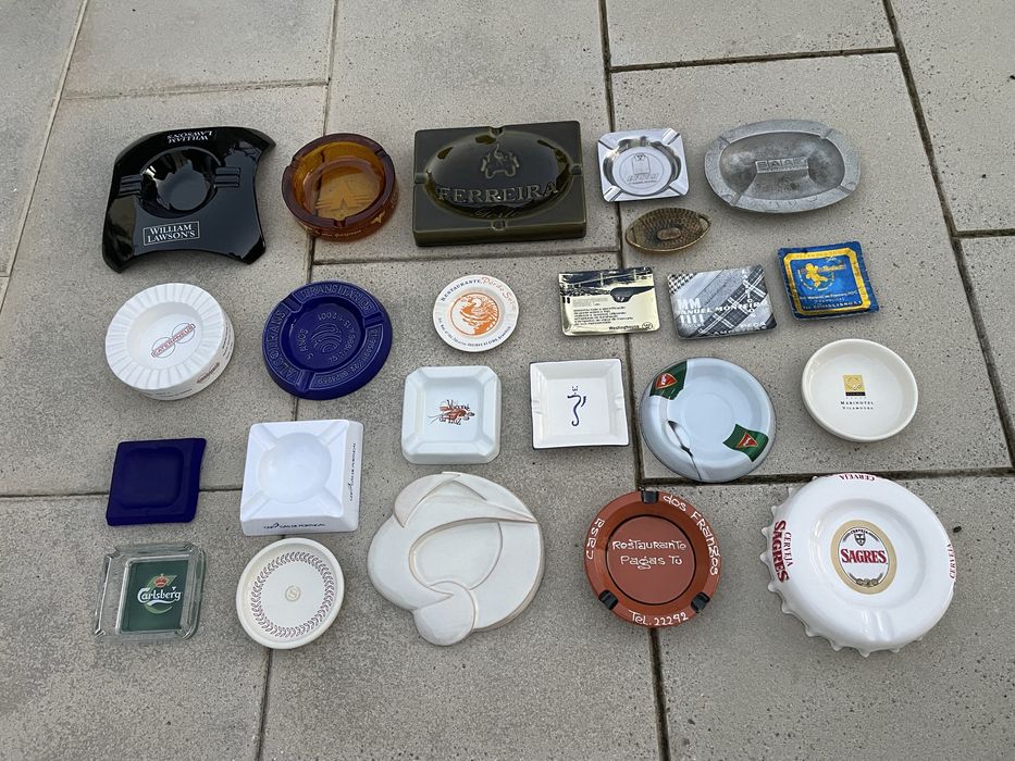 Cinzeiros com publicidade