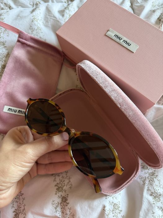 Очки miu miu миу миу окуляри міу міу лео оправа коричневі