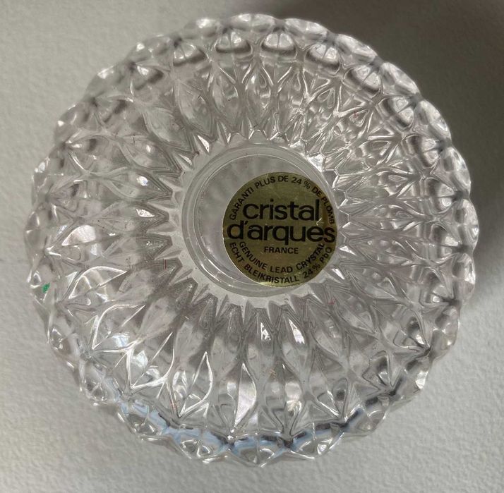 Caixinha Guarda-Jóias Vintage Cristal d'Arques