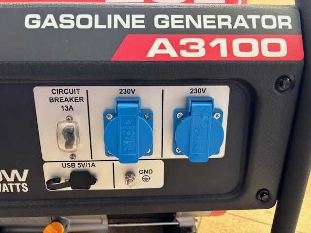 ІДЕАЛЬНО ДЛЯ БУДИНКУ Генератор AiPower, 3,1 кВт, 230В, AVR. Вага 46 кг