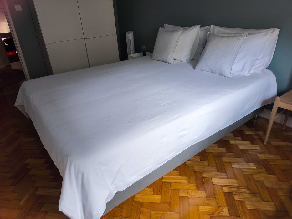 IKEA | Dois sommiers Lyngorsommier | cinzento | 2 x 90*200 = 180*200