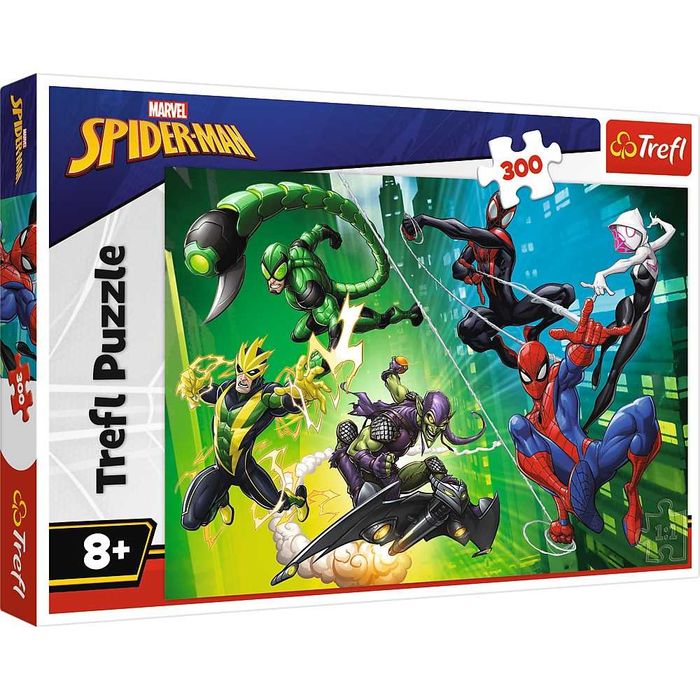 Trefl Puzzle 300 el. Spiderman W pajęczej Sieci 23036