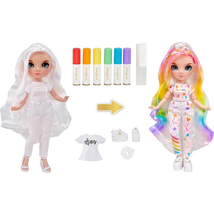 Lalka Rainbow High Color & Create Lalka z niebieskimi oczami