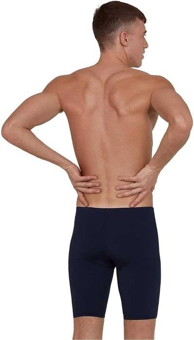 SPEEDO Męskie Kąpielówki Jammer Eco Endurance+ Granatowe M Odporne Na Chlor