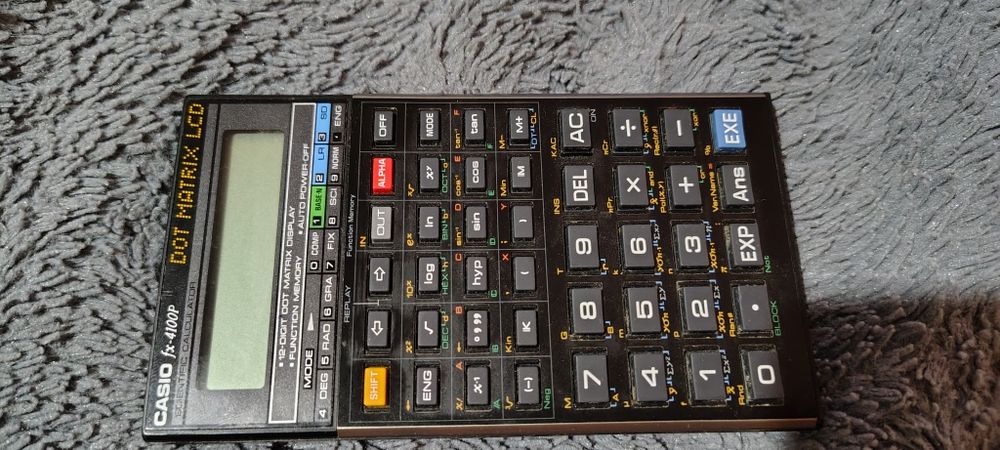 Винтажный калькулятор Casio FX-4100P