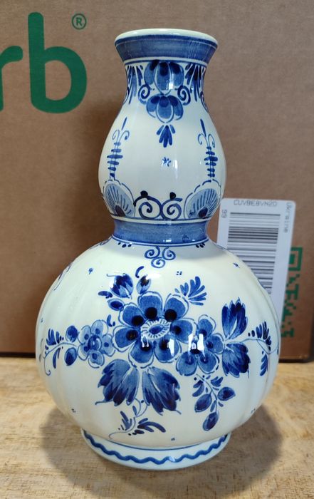 Винтажна ваза делфтського фаянсу Голландія Delft Blauw Holland