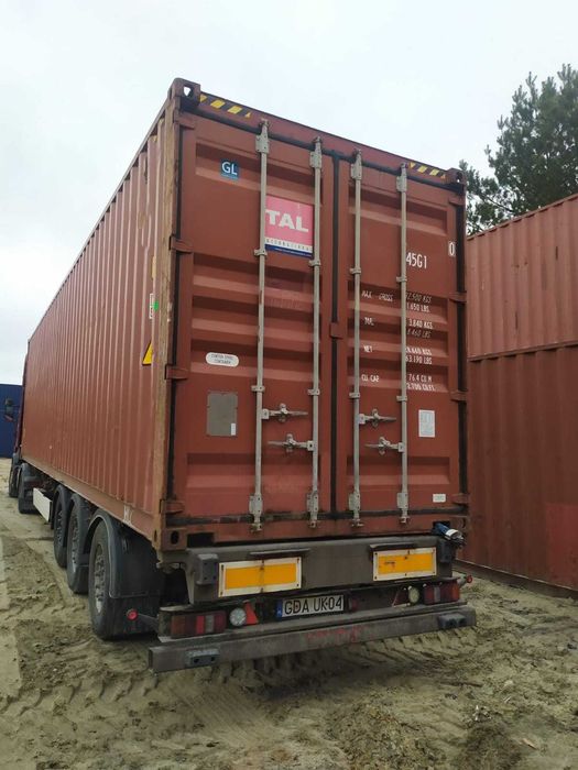 Kontener morski 40HC 12m szczelny – dostawa Białystok